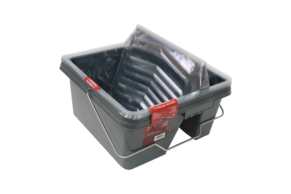 2-Compartment bucket + 5 Outiliner Refills