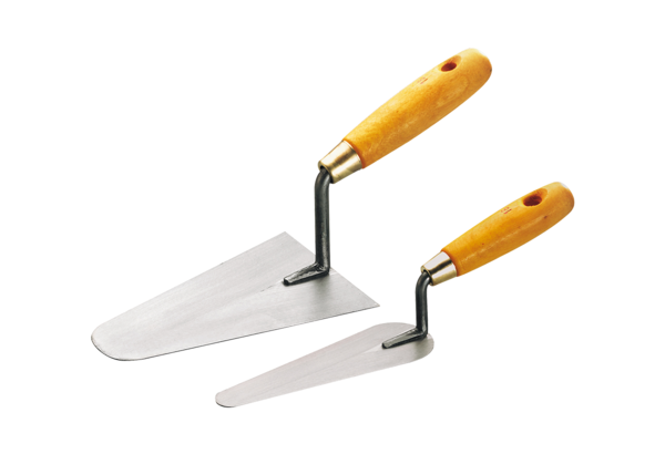 Set of 2 masonry trowels