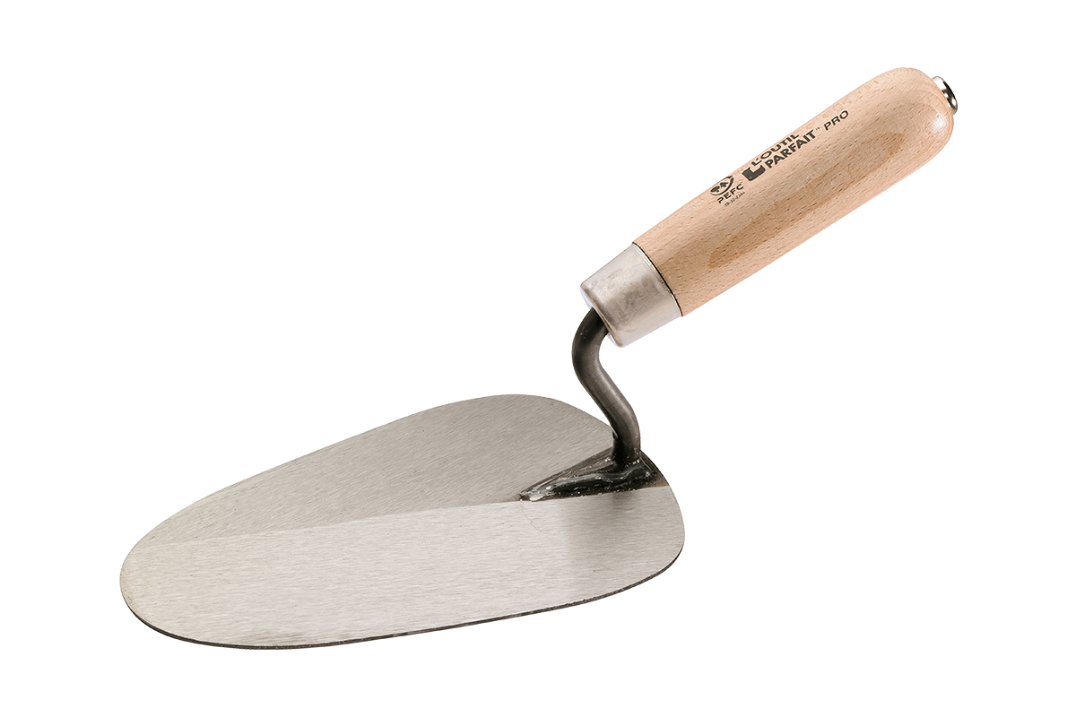 Paris style bricklaying trowel