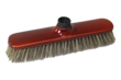 Straight bristle broom