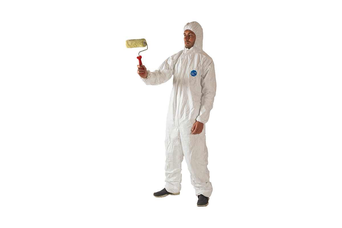 Tyvek protective suit