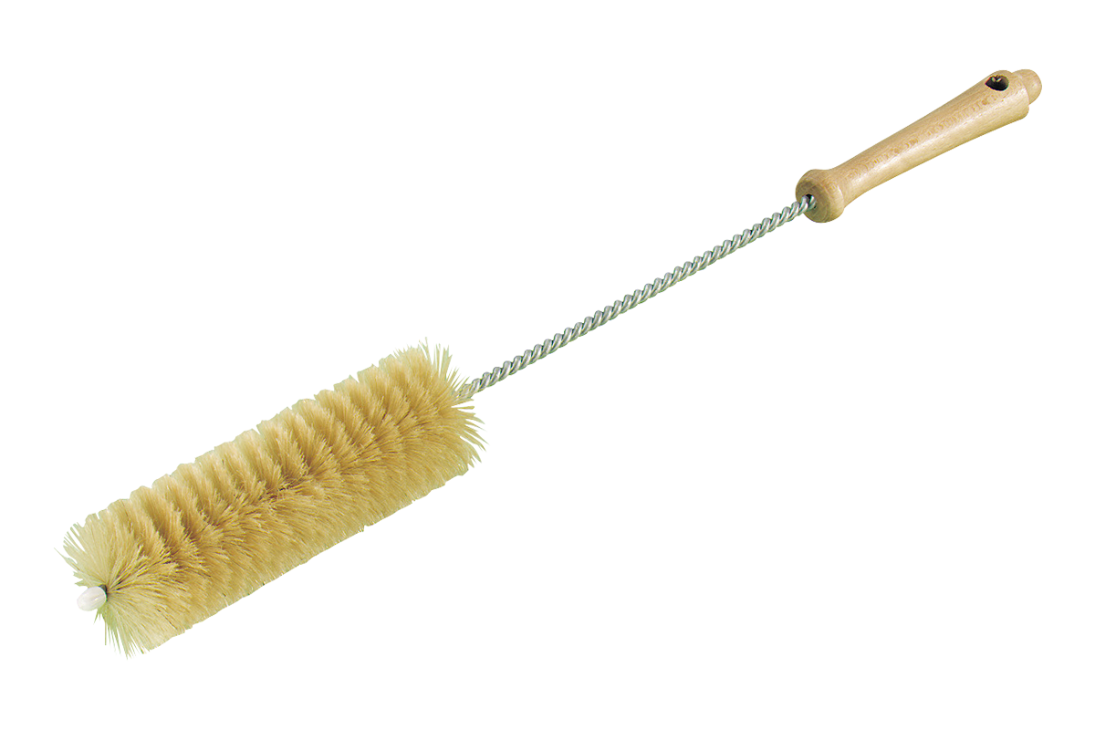 White bristle bore brush