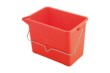 Rectangular paint bucket with spout