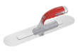 Round stainless steel trowel