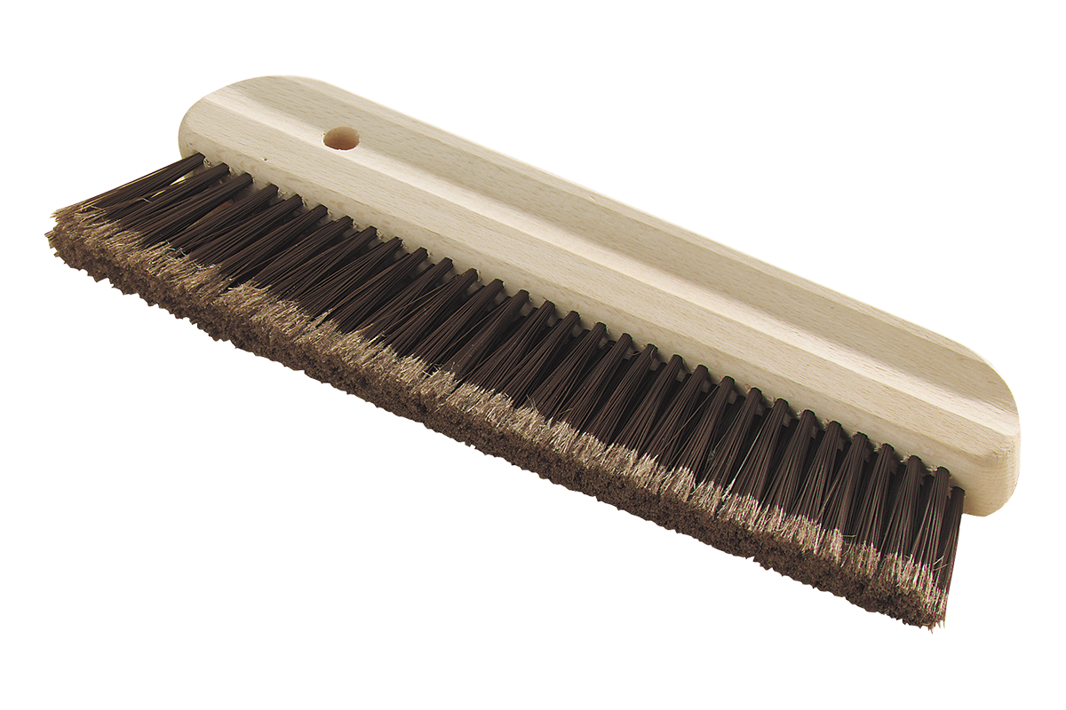 Vinyl flagged decorating brush