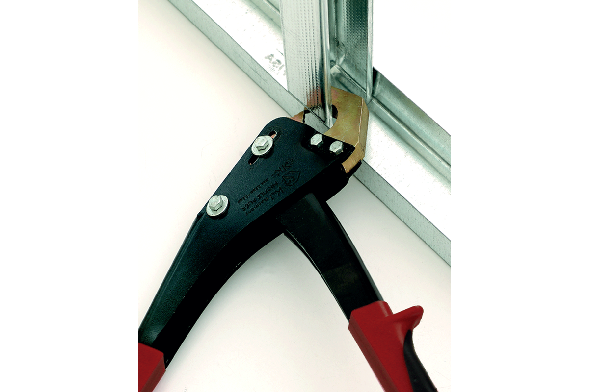 Profile crimping pliers