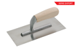 Stainless steel trowel