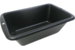 Black plastic trough