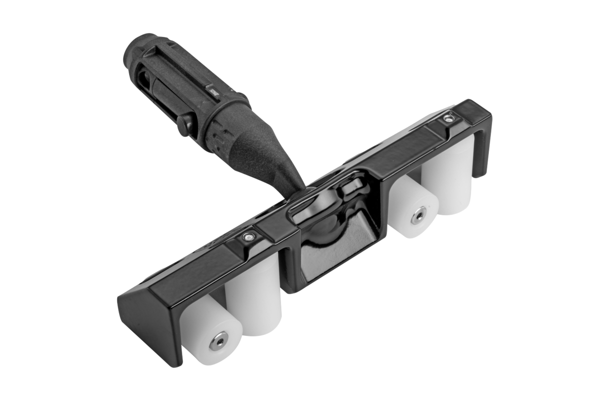 Interior clip-on corner roller