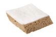 Double-sided bevelled sponge