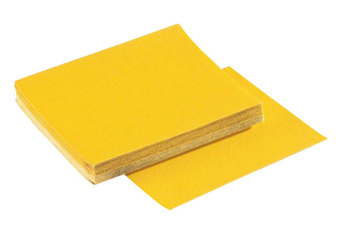 Yellow corundum sandpaper